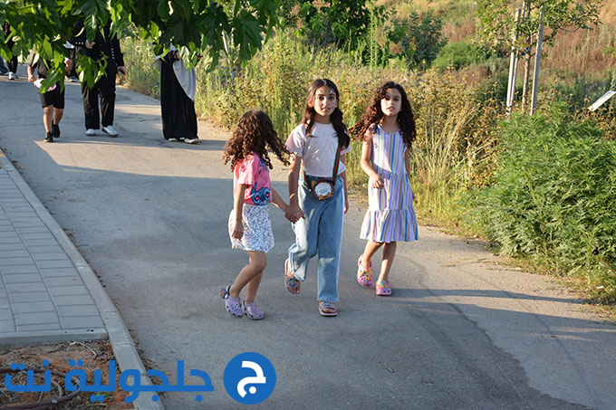 فعاليات باحضان الطبيعة في وادي قانا في جلجولية